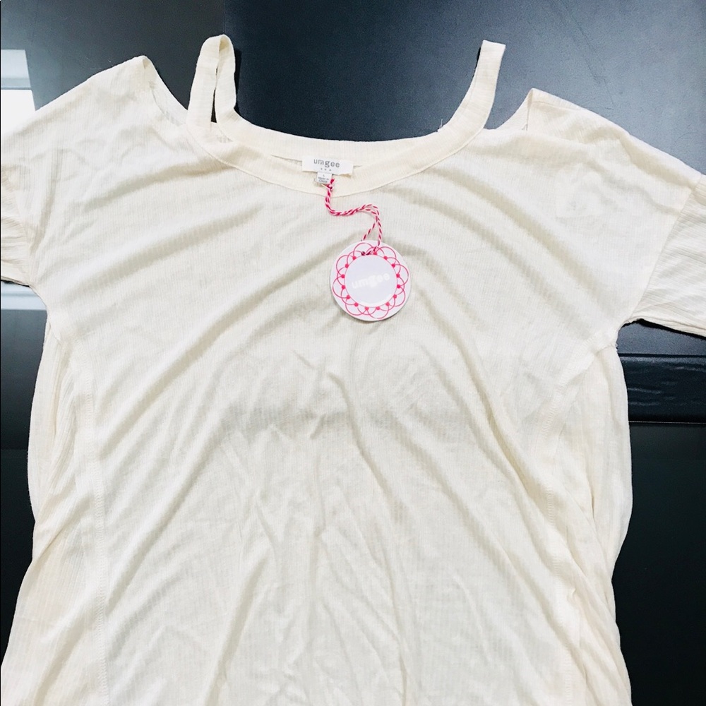 Umgee Cold Shoulder Top